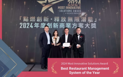 FOODIVAL Won the “2024 Most Innovative Solution Award – Best Restaurant Management System of the Year” for the First Time!